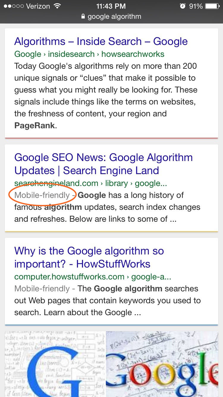 Google's new Mobile-Friendly label shows users which websites are optimized for mobile.